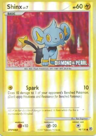 Shinx (98/130) [Burger King Promos: 2008 Collection] | The Gaming-Verse