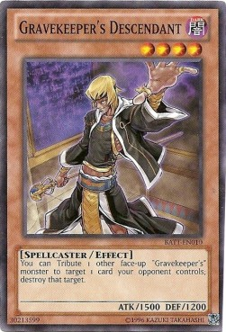 Gravekeeper's Descendant [BATT-EN010] Starfoil Rare | The Gaming-Verse