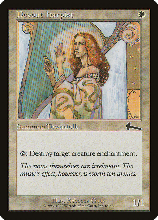 Devout Harpist [Urza's Legacy] | The Gaming-Verse