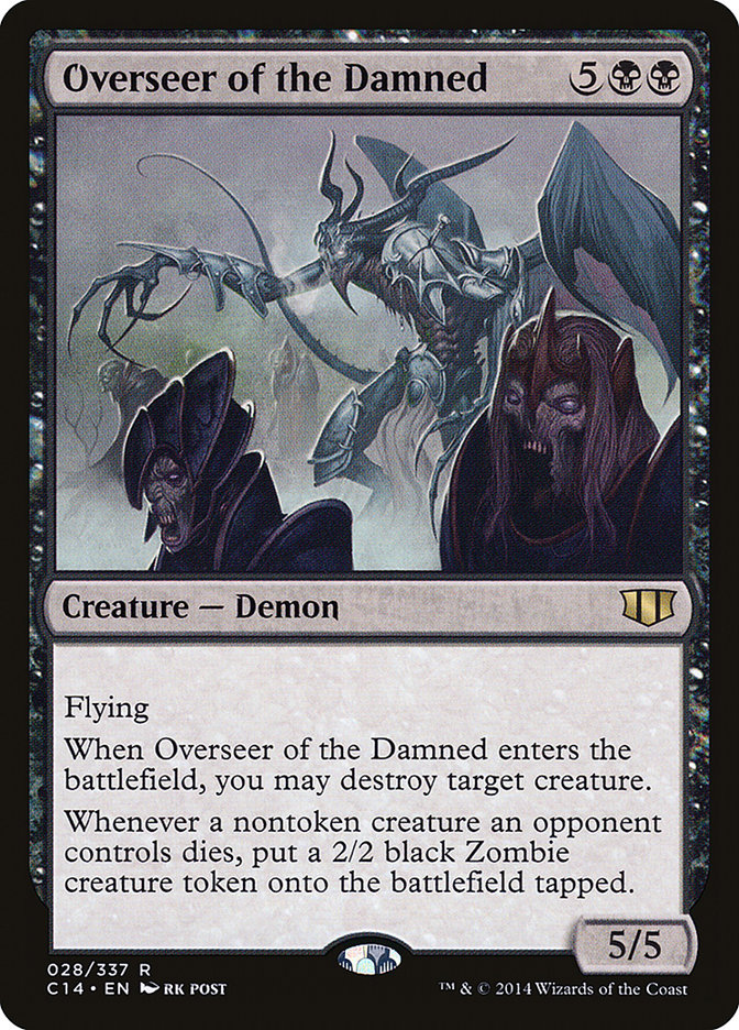 Overseer of the Damned [Commander 2014] | The Gaming-Verse