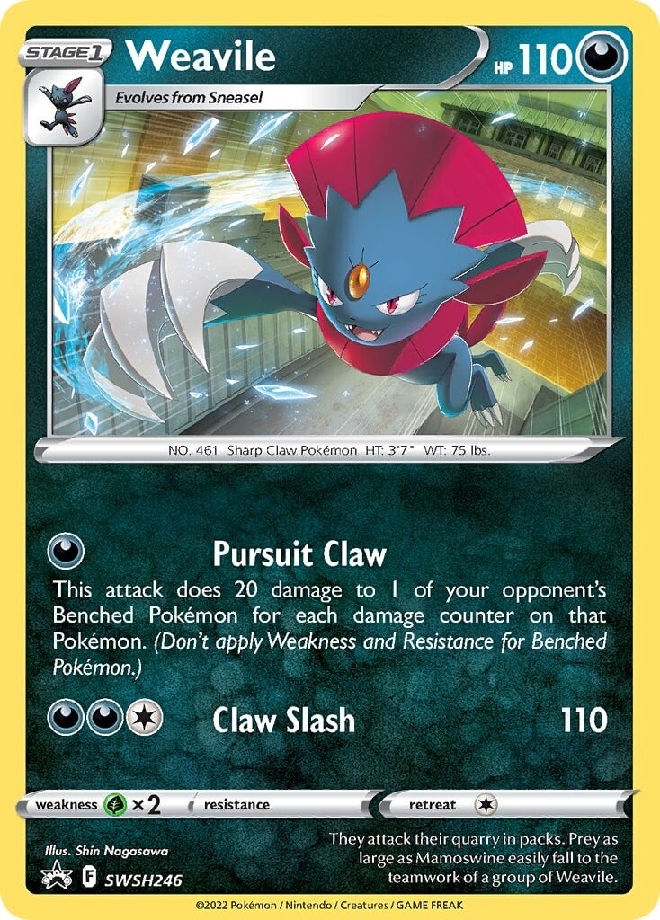 Weavile (SWSH246) [Sword & Shield: Black Star Promos] | The Gaming-Verse