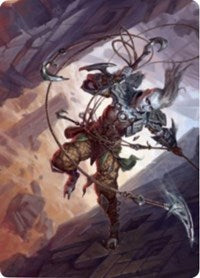 Akiri, Fearless Voyager Art Card [Zendikar Rising Art Series] | The Gaming-Verse