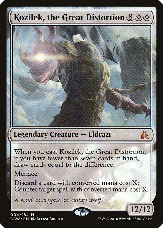 Kozilek, the Great Distortion [Oath of the Gatewatch] | The Gaming-Verse