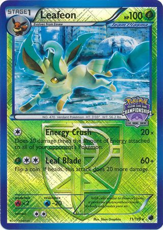 Leafeon (11/116) (States Championship Promo) [Black & White: Plasma Freeze] | The Gaming-Verse