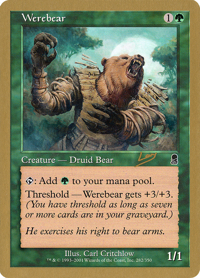 Werebear (Raphael Levy) [World Championship Decks 2002] | The Gaming-Verse