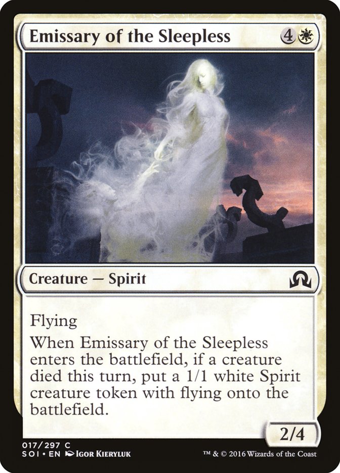 Emissary of the Sleepless [Shadows over Innistrad] | The Gaming-Verse