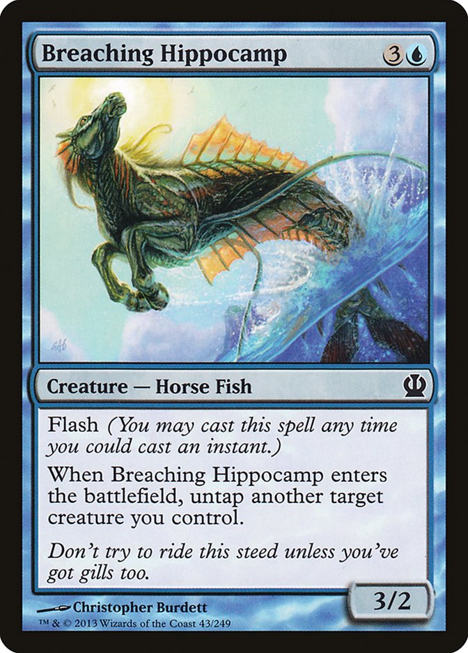 Breaching Hippocamp [Theros] | The Gaming-Verse