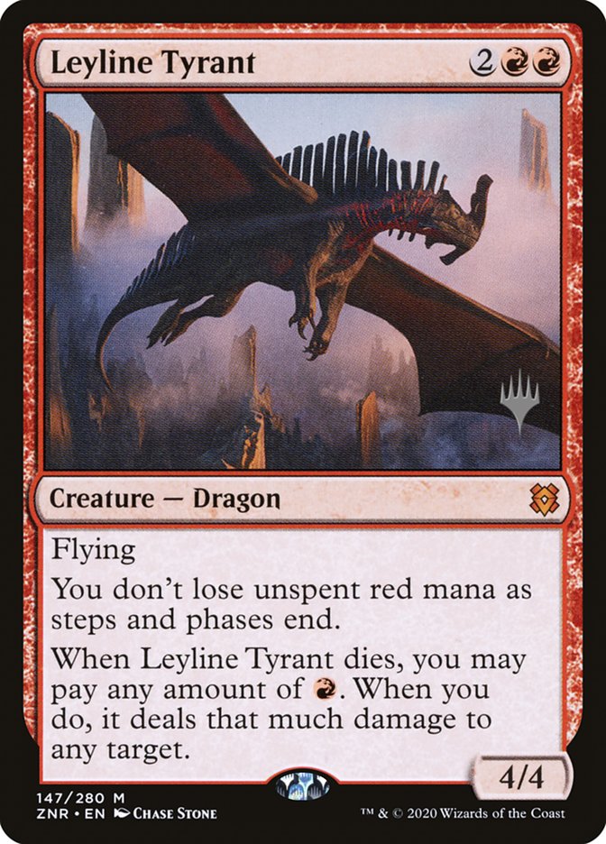 Leyline Tyrant (Promo Pack) [Zendikar Rising Promos] | The Gaming-Verse