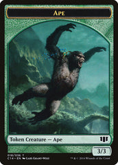 Ape // Zombie (011/036) Double-sided Token [Commander 2014 Tokens] | The Gaming-Verse