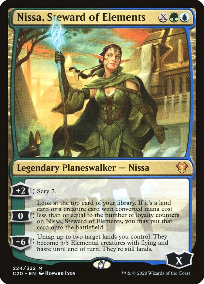 Nissa, Steward of Elements [Commander 2020] | The Gaming-Verse