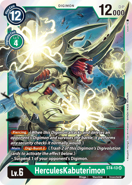 HerculesKabuterimon [ST4-13] [Starter Deck: Giga Green] | The Gaming-Verse