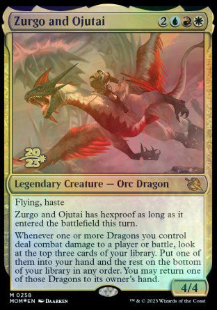 Zurgo and Ojutai [March of the Machine Prerelease Promos] | The Gaming-Verse