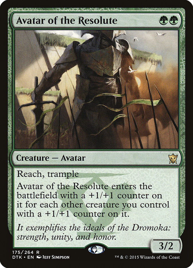 Avatar of the Resolute [Dragons of Tarkir] | The Gaming-Verse