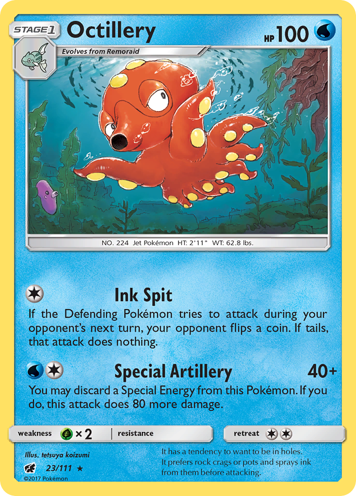 Octillery (23/111) [Sun & Moon: Crimson Invasion] | The Gaming-Verse