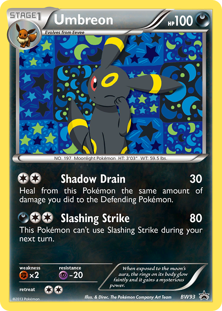 Umbreon (BW93) [Black & White: Black Star Promos] | The Gaming-Verse