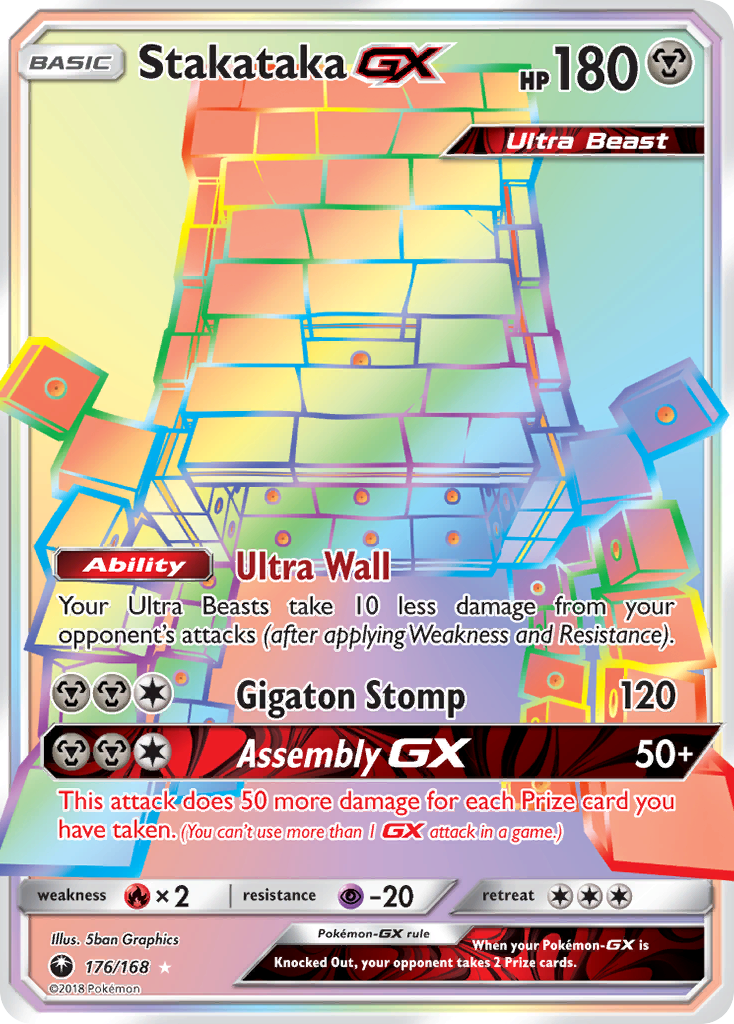 Stakataka GX (176/168) [Sun & Moon: Celestial Storm] | The Gaming-Verse