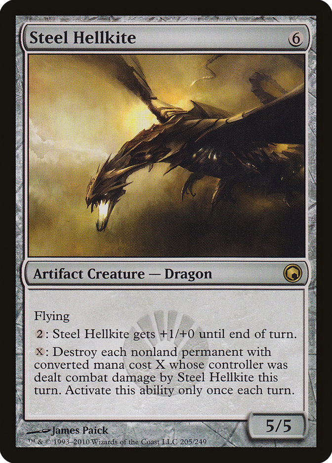 Steel Hellkite [Scars of Mirrodin] | The Gaming-Verse