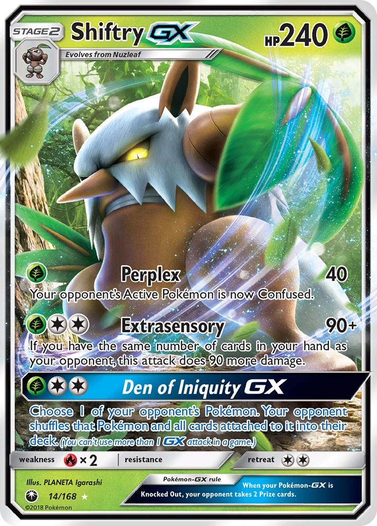 Shiftry GX (14/168) [Sun & Moon: Celestial Storm] | The Gaming-Verse