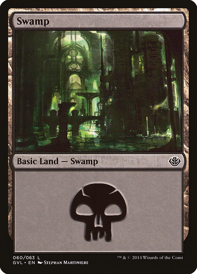 Swamp (60) (Garruk vs. Liliana) [Duel Decks Anthology] | The Gaming-Verse