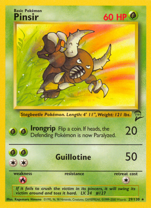 Pinsir (29/130) [Base Set 2] | The Gaming-Verse