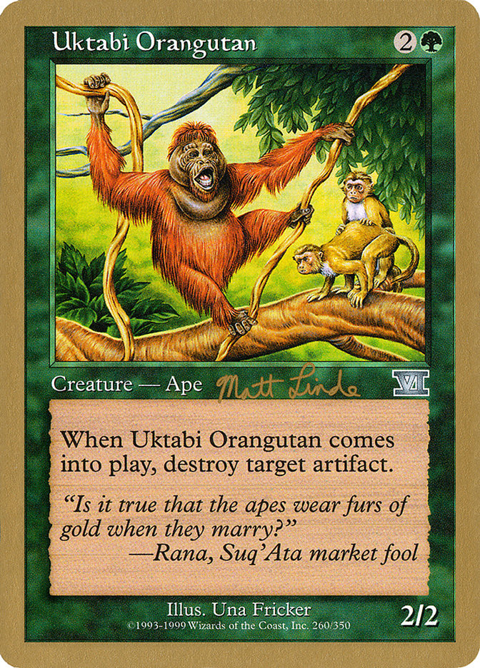 Uktabi Orangutan (Matt Linde) [World Championship Decks 1999] | The Gaming-Verse