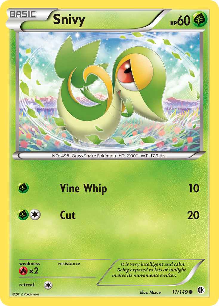 Snivy (11/149) [Black & White: Boundaries Crossed] | The Gaming-Verse