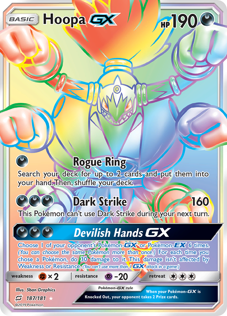 Hoopa GX (187/181) [Sun & Moon: Team Up] | The Gaming-Verse