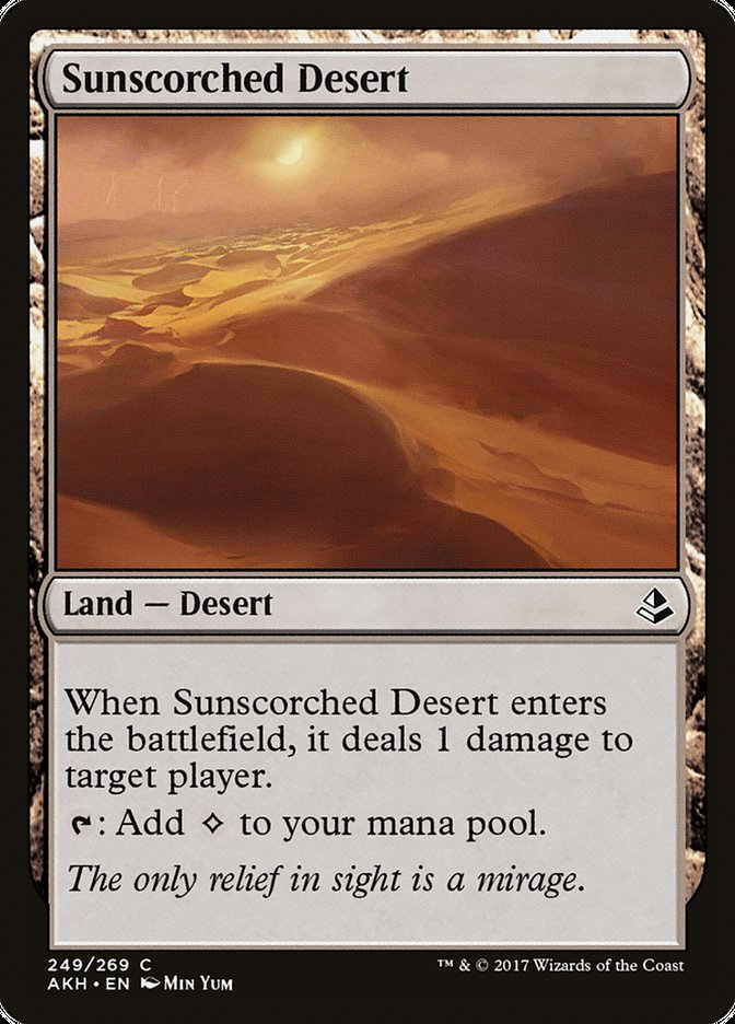 Sunscorched Desert [Amonkhet] | The Gaming-Verse