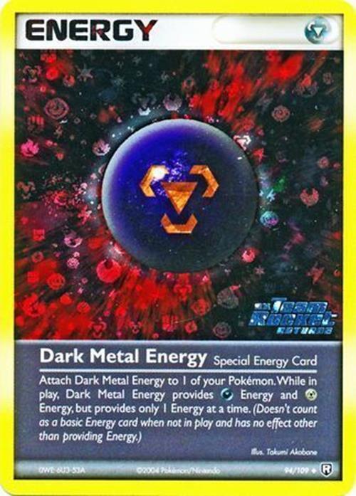 Dark Metal Energy (94/109) (Stamped) [EX: Team Rocket Returns] | The Gaming-Verse