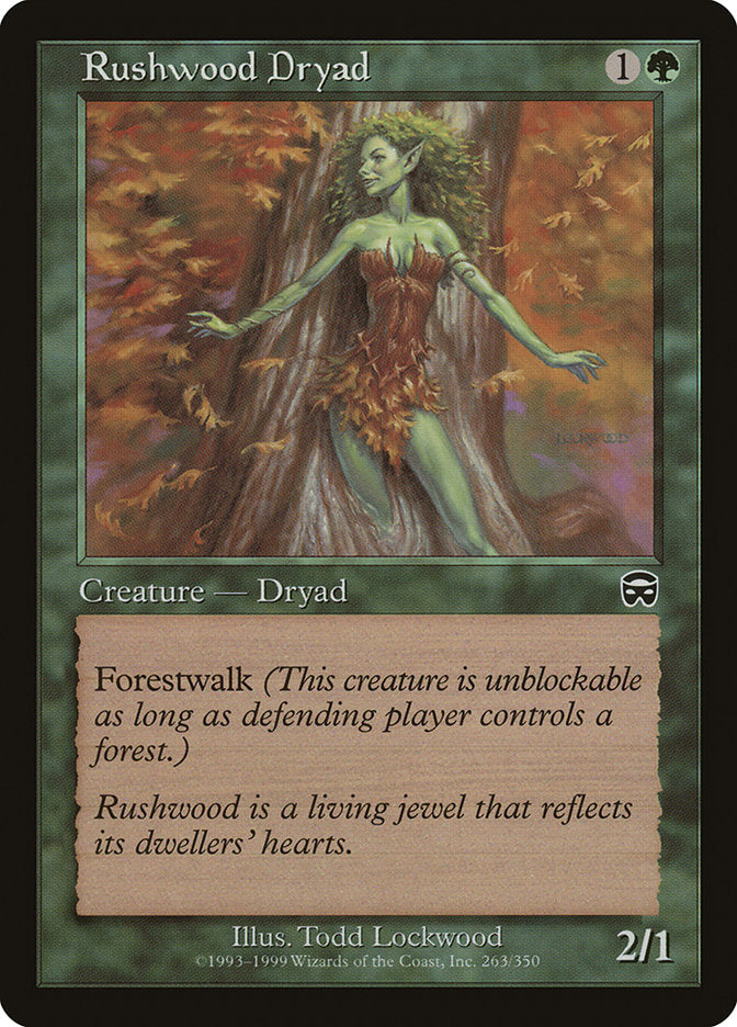 Rushwood Dryad [Mercadian Masques] | The Gaming-Verse