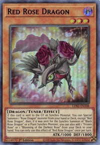 Red Rose Dragon (Blue) [LDS2-EN108] Ultra Rare | The Gaming-Verse