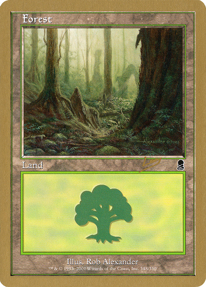 Forest (rl348) (Raphael Levy) [World Championship Decks 2002] | The Gaming-Verse