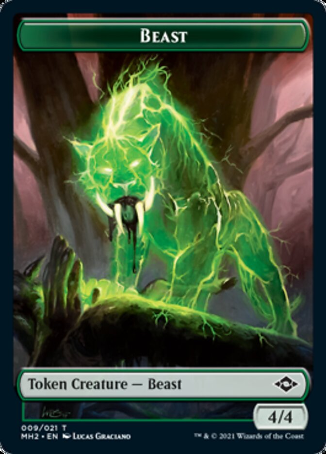 Beast Token // Food Token (#18) [Modern Horizons 2 Tokens] | The Gaming-Verse