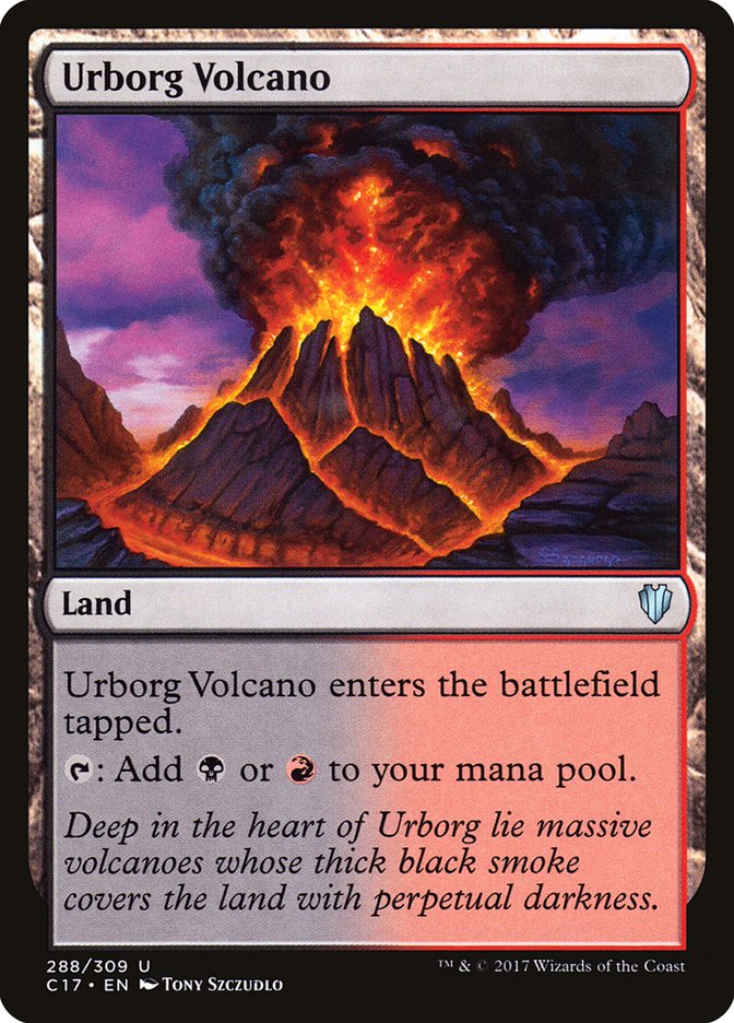 Urborg Volcano [Commander 2017] | The Gaming-Verse