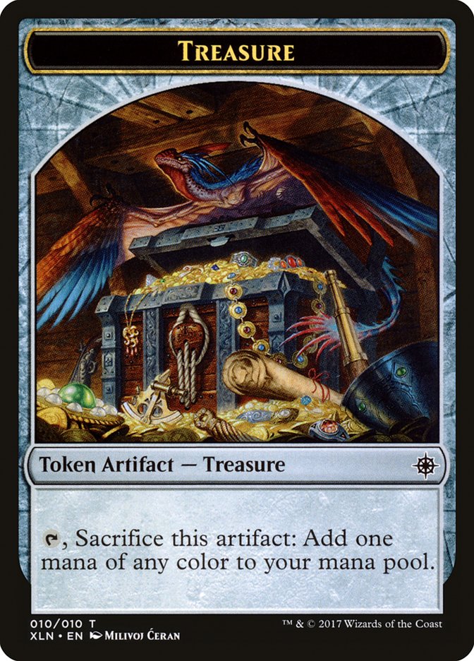 Treasure (010/010) [Ixalan Tokens] | The Gaming-Verse