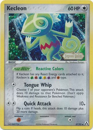 Kecleon (37/92) (Stamped) [EX: Legend Maker] | The Gaming-Verse