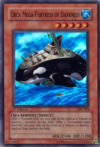 Orca Mega-Fortress of Darkness [IOC-084] Super Rare | The Gaming-Verse