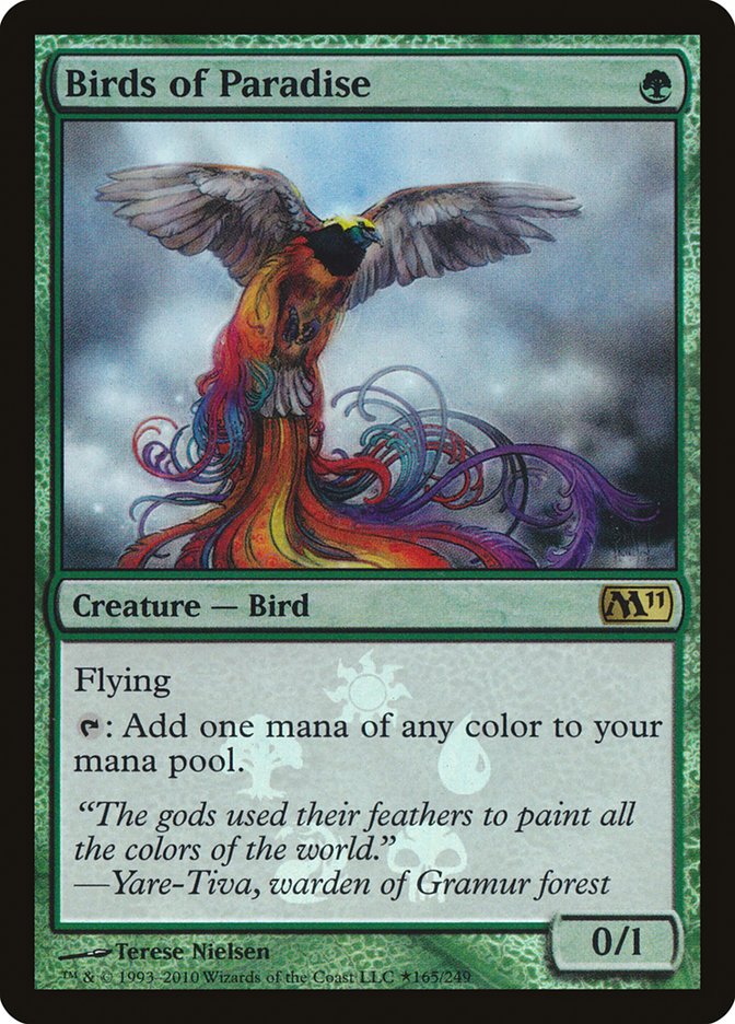 Birds of Paradise (Buy-A-Box) [Magic 2011 Promos] | The Gaming-Verse