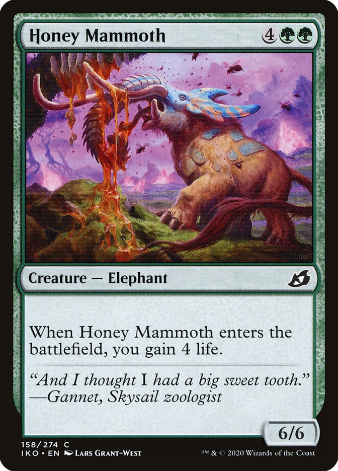 Honey Mammoth [Ikoria: Lair of Behemoths] | The Gaming-Verse