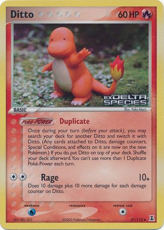 Ditto (37/113) (Stamped) [EX: Delta Species] | The Gaming-Verse