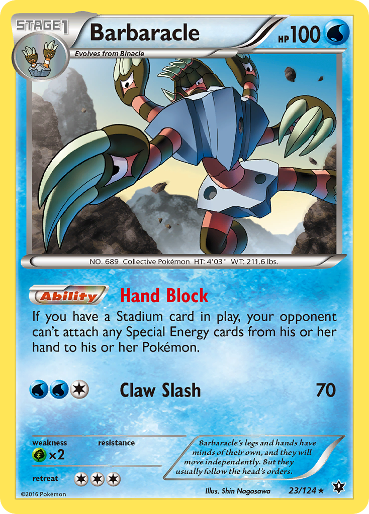 Barbaracle (23/124) [XY: Fates Collide] | The Gaming-Verse