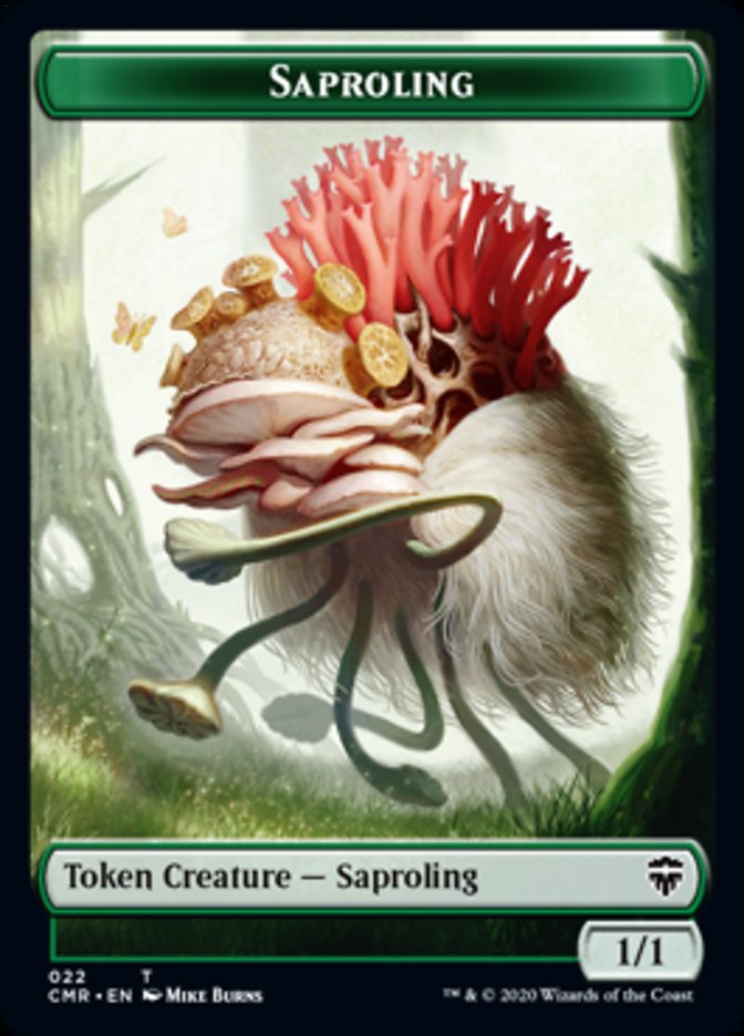 Illusion // Saproling Token [Commander Legends Tokens] | The Gaming-Verse