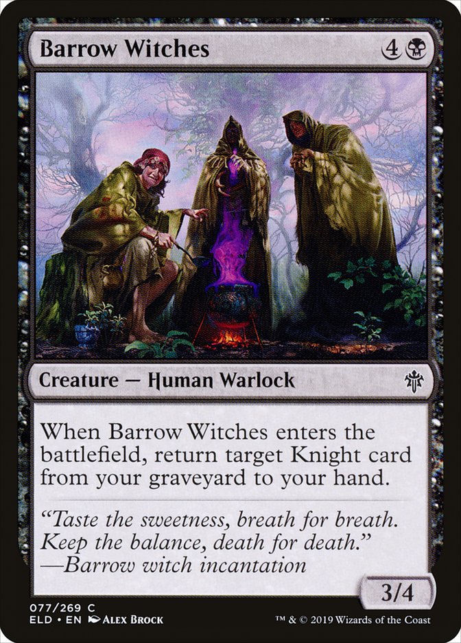 Barrow Witches [Throne of Eldraine] | The Gaming-Verse