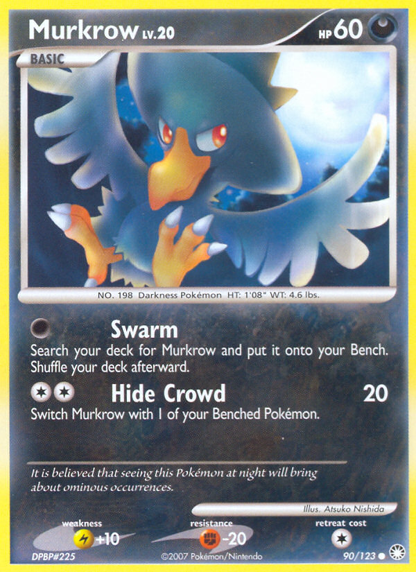 Murkrow (90/123) [Diamond & Pearl: Mysterious Treasures] | The Gaming-Verse