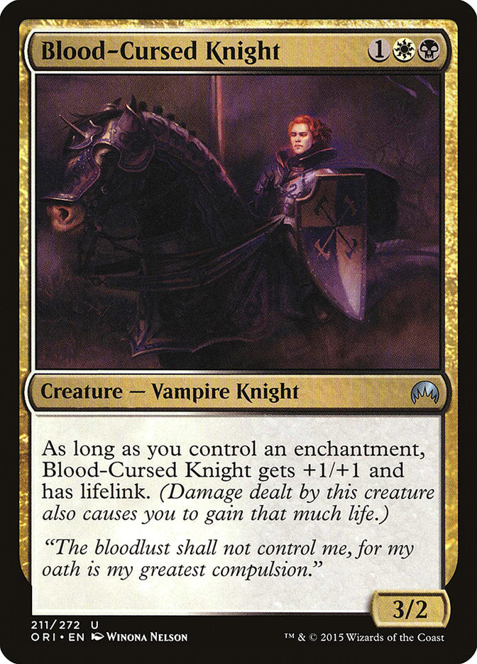 Blood-Cursed Knight [Magic Origins] | The Gaming-Verse