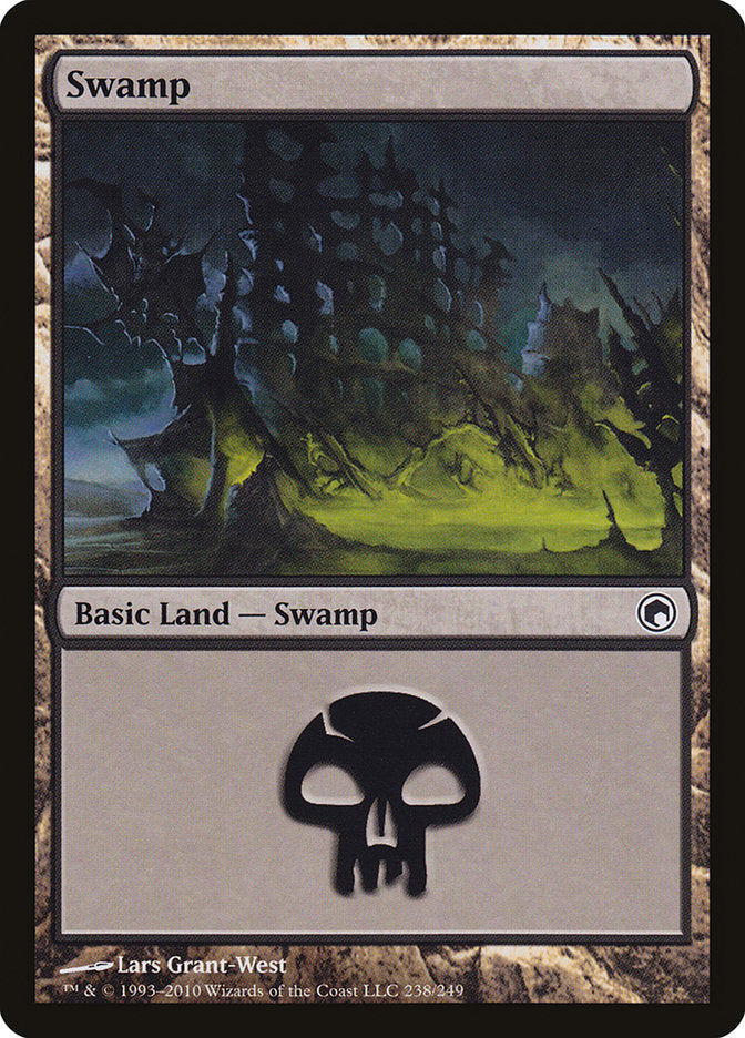 Swamp (#238) [Scars of Mirrodin] | The Gaming-Verse