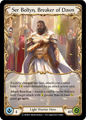 Ser Boltyn, Breaker of Dawn // Boltyn [U-MON029 // U-MON030] Unlimited Normal | The Gaming-Verse