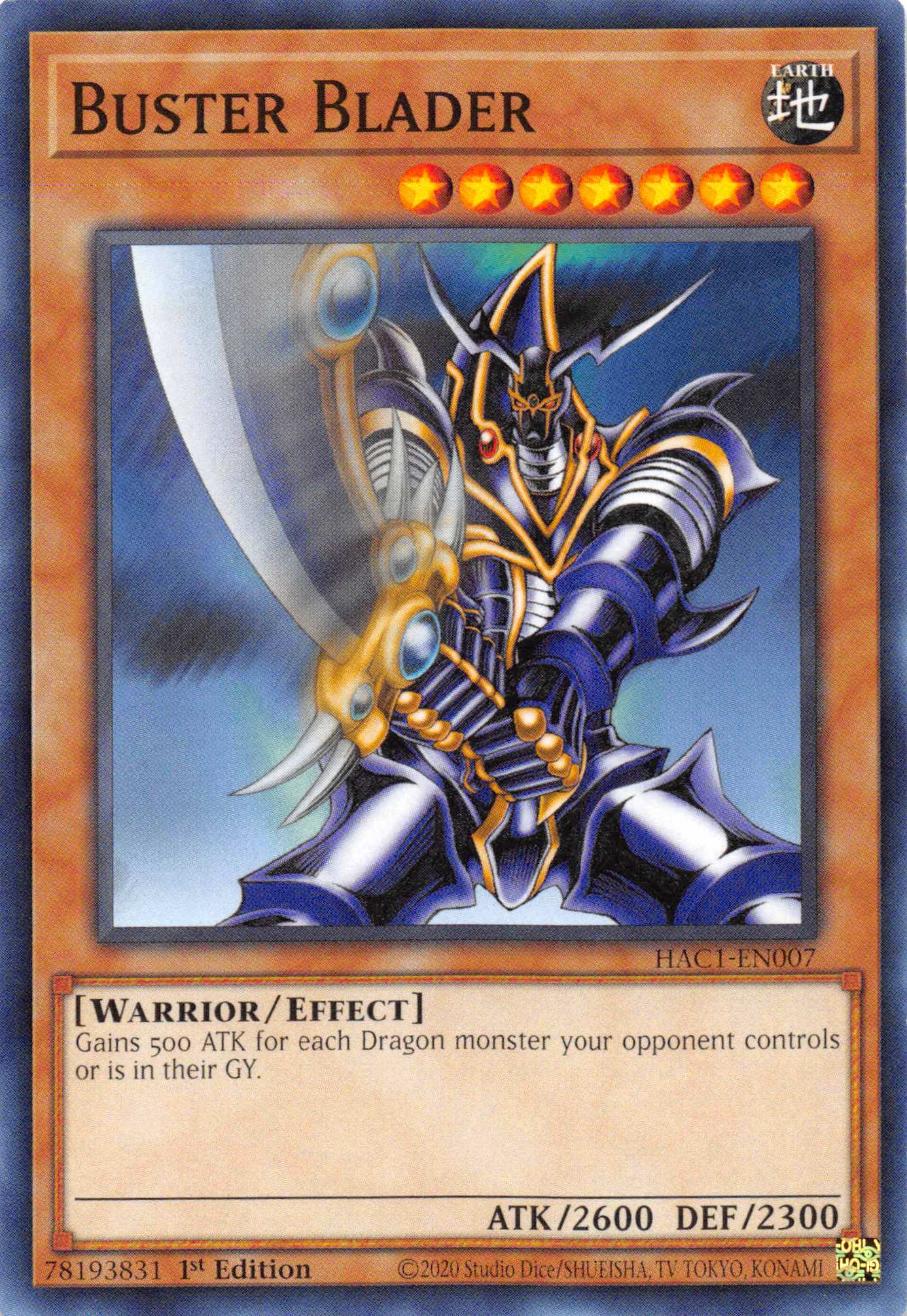 Buster Blader [HAC1-EN007] Common | The Gaming-Verse