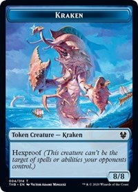 Kraken // Satyr Double-sided Token [Theros Beyond Death Tokens] | The Gaming-Verse