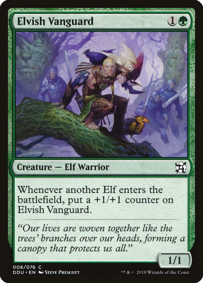 Elvish Vanguard [Duel Decks: Elves vs. Inventors] | The Gaming-Verse